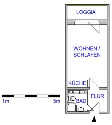 Direkt im Herzen der Stadt gelegene 1-Raum-Whg. mit Balkon - Photo 1