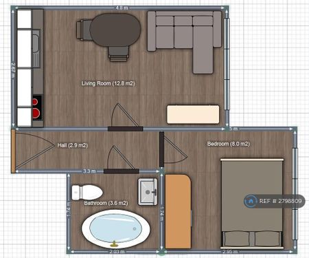1 bedroom flat to rent - Photo 3