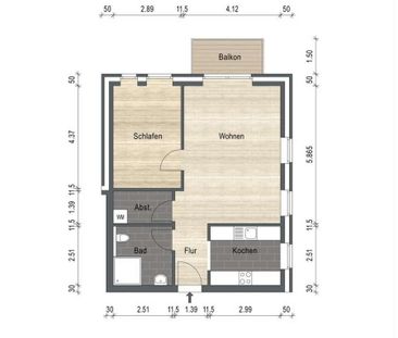 Moderne Obergeschosswohnung mit Balkon in guter Lage von Schortens!... - Photo 3