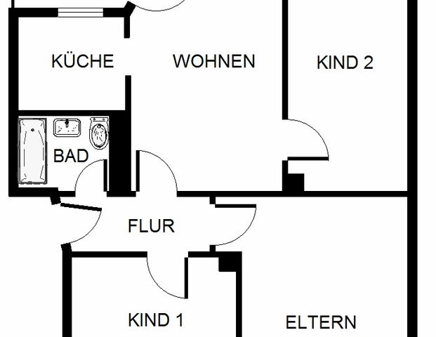 3-Zimmer-Wohnung in Gelsenkirchen Hassel - Photo 1