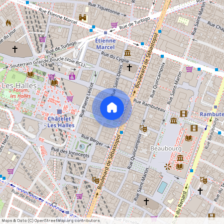 Rue Quincampois et Rue Aubry le Boucher 75004 Paris (4e arrondissement)