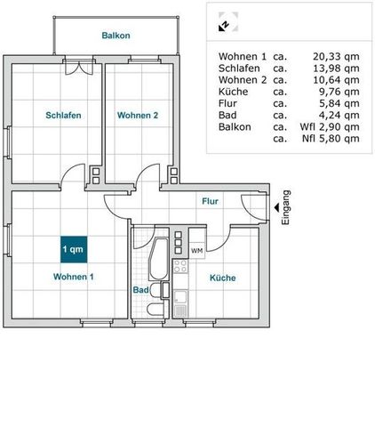 Zuhause fühlen! 3-RWE mit Balkon! - Foto 4