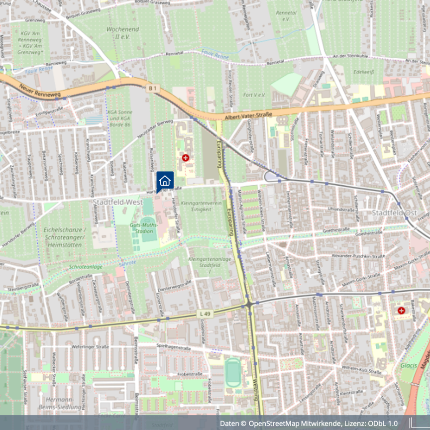 Charmante 2-Raum-Wohnung ! - Foto 1