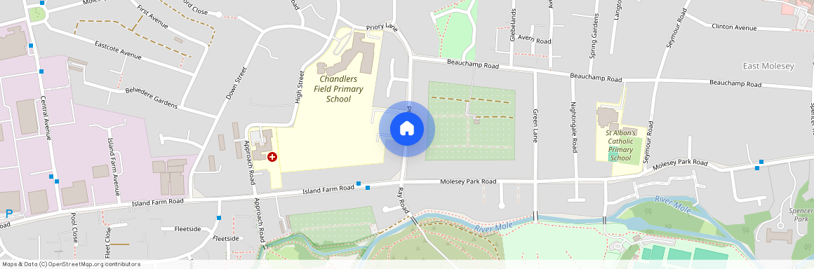 Ray Road, West Molesey, Surrey, KT8