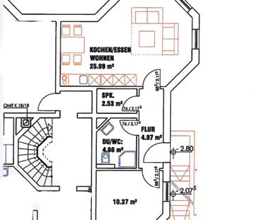 Zu Vermieten: 2-Zimmer Souterrainwohnung in Bickenbach - Photo 4