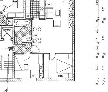 3-Raum-Wohnung 70qm Balkon Aufzug Innenstadt - Foto 1
