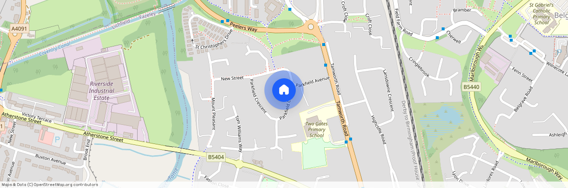 Parkfield Crescent, Two Gates, Tamworth