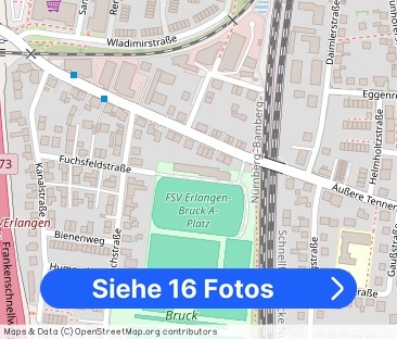 2,5-Zimmer-Wohnung mit EBK und Terrasse in Erlangen-Bruck - Foto 1