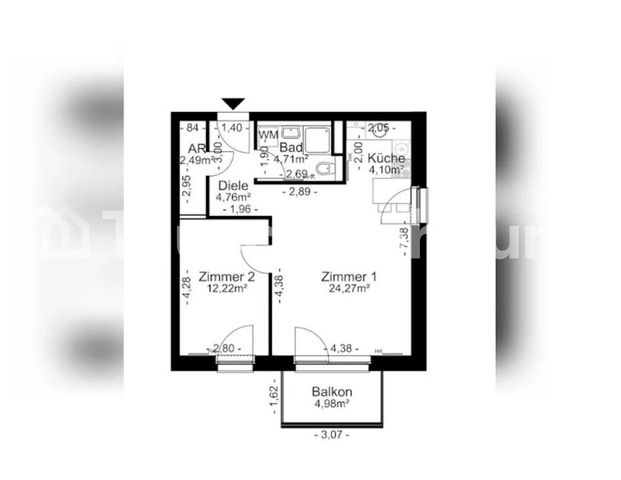 TAUSCHWOHNUNG Suche 3 Zimmer - Foto 1