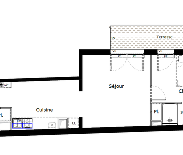 APPARTEMENT T2 MEUBLE REIMS CHAMP DE MARS - Photo 6