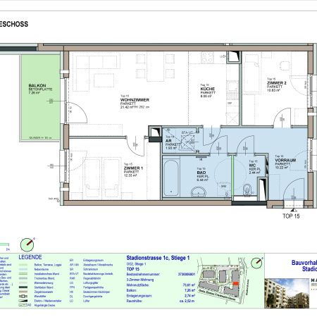 3-Zimmer-Wohnung mit Balkon, Top 15 - Photo 3