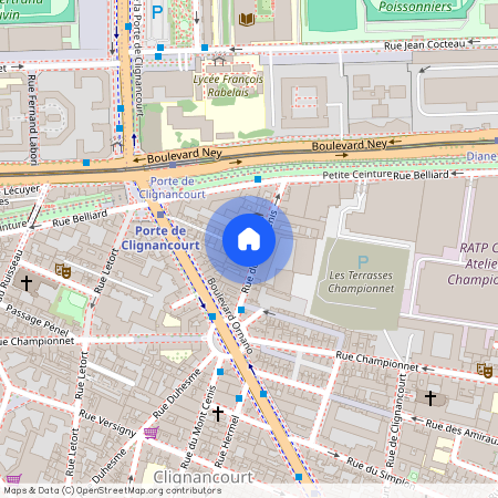 Building Passage du Mont Cenis - checkmyguest - 1348389, Passage du Mont Cenis, Paris