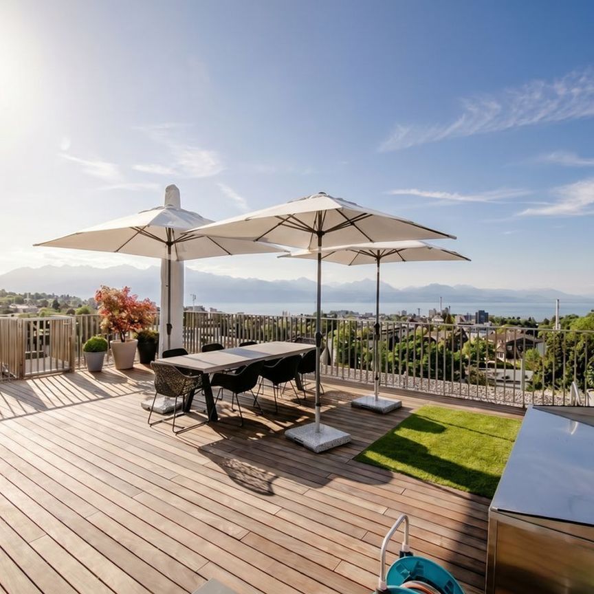 Rare pearls: Attikawohnung with 5.5 rooms and panoramic terraces - Photo 1