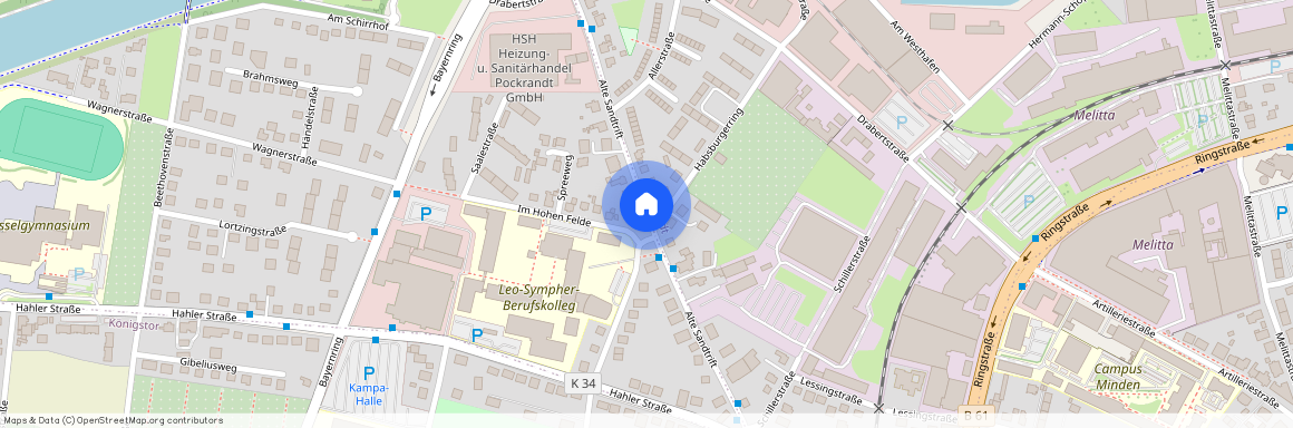 Alte Sandtrift, 32425 Minden