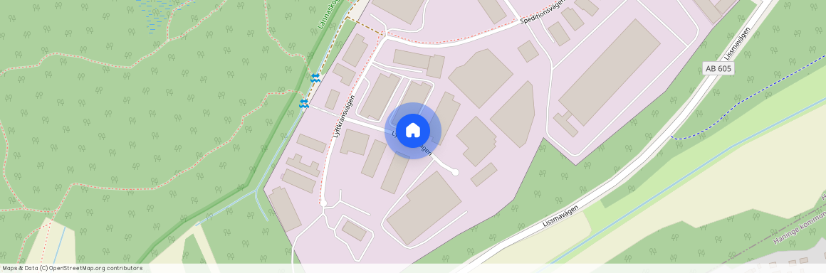 Lyftkransvägen, Skogås