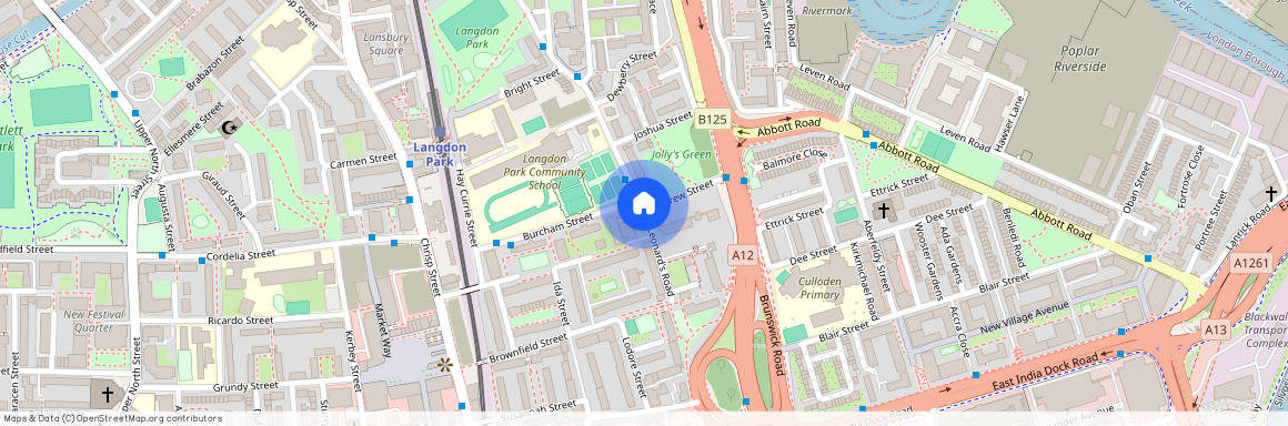 St Leonards Road London E14, London, E14