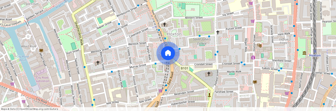 New North Road, Hoxton, London, N1