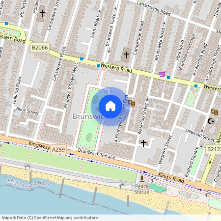 Brunswick Square, Hove BN3 1EH