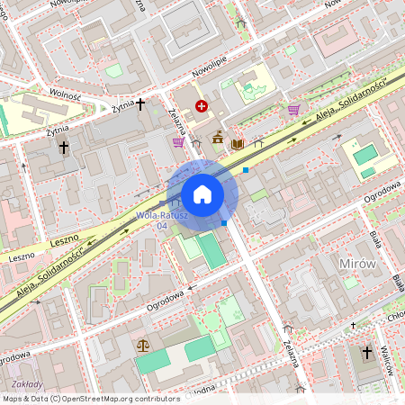 al. Aleja "Solidarności", Mirów, Wola, Warszawa, mazowieckie