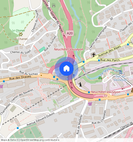 Parcs 108, Neuchâtel