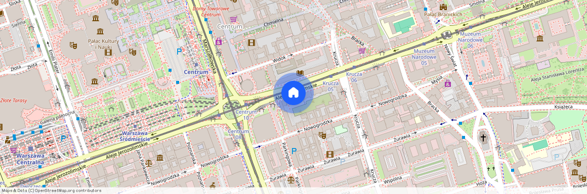 al. Aleje Jerozolimskie, Śródmieście Południowe, Śródmieście, Warszawa, mazowieckie