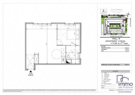 Location appartement 2 pièces 50.86 m² à Neuilly-sur-Marne (93330) - Photo 3