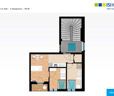 Komfortable 1,5-Raumwohnung mit Balkon WE08 - Photo 3
