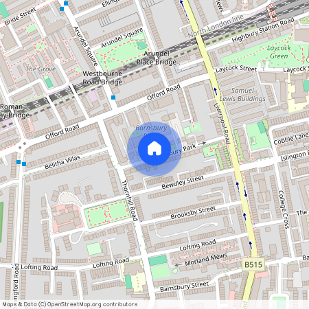 Barnsbury Park, Barnsbury, Islington, London, N1