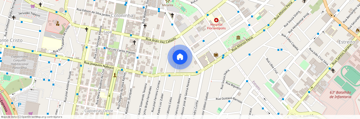 Rua Tenente Olimpio Costa, 114, Florianópolis, Florianópolis - SC, 88090-080, Brazil