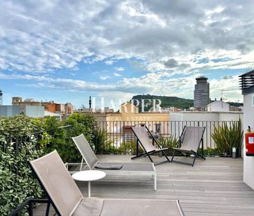 2 room luxury penthouse for rent in Barcelona, Spain - Photo 1