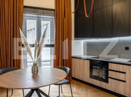 Studio open space+nisa de dormit, 45 mp, terasa, parcare, zona UMF - Photo 3
