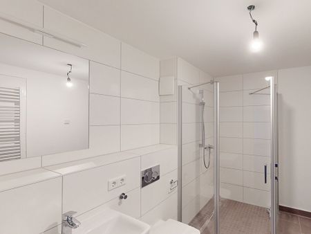 Raumwunder auf 2 Zimmer! Neubauwohnung mit EBK und Balkon - Foto 4