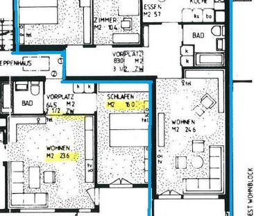 3.5 Zimmer, 83 m², 2. Stock - Foto 1