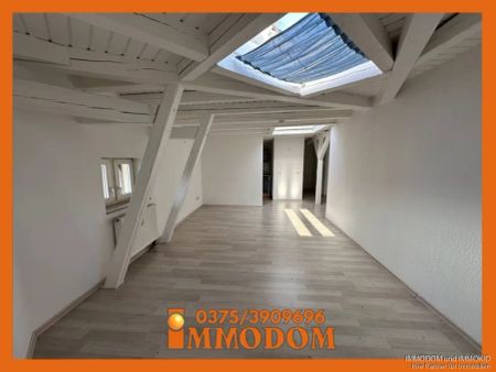 Coole 2-Zimmer-Dachwohnung in Zwickau/Nordvorstadt zu vermieten, optional mit Einbauküche! - Foto 2