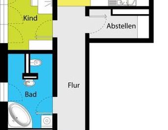 Moderne Familienwohnung mit Balkon in grüner Lage im Erstbezug! Ankleide, Lift! - Foto 1