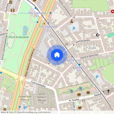 ul. Ambrożego Grabowskiego, Piasek, Stare Miasto, Kraków, małopolskie