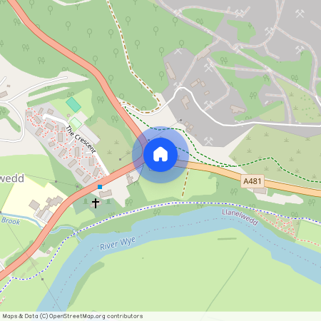 Llanelwedd, Builth Wells, Powys, LD2