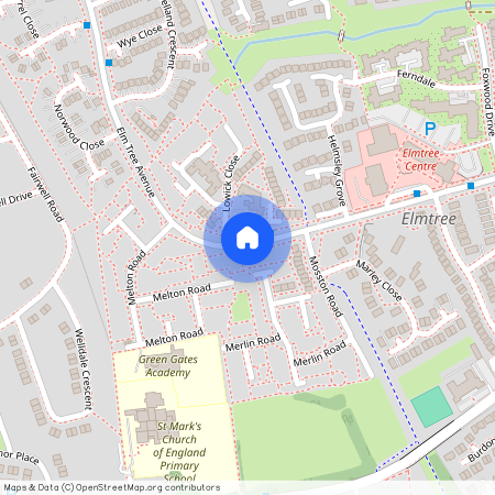 Midfield View, Elm Tree