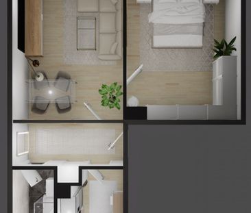 Erdgeschosswohnung mit Dusche - Photo 3