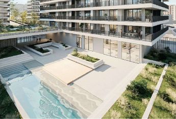 Apartamento T1 mobilado em Miraflores com Vista de Rio, a estrear