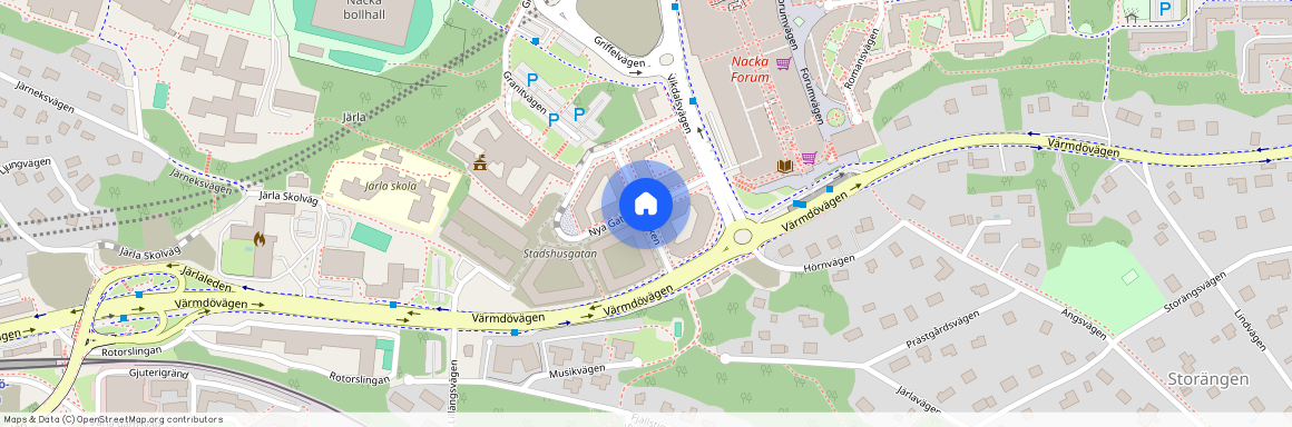 Nackabacken, Nacka