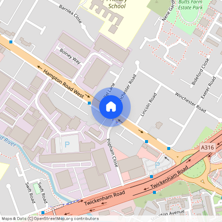 York Way, Hampton Road West, Feltham, Middlesex, TW13