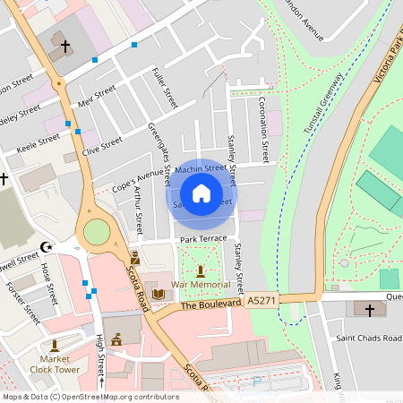 Salisbury Street Tunstall, Stoke-On-Trent