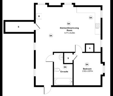 1 Bed Flat, The Cigar Factory, NG7 - Photo 6