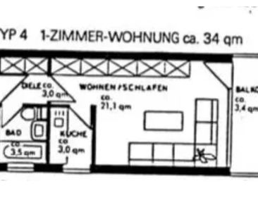 Mietwohnung 34qm Dreieich teilmöbliert - Photo 3
