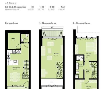 4.5 Zimmer, 114 m², 3. Stock - Photo 3