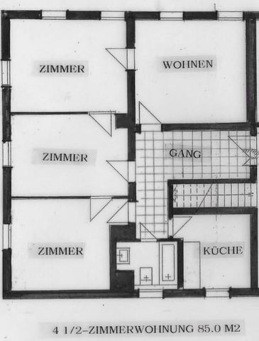 4.5 Zimmer, 90 m², 1. Stock - Photo 4