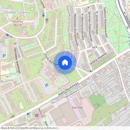 os. Syberka, ul. Józefa Retingera, Będzin