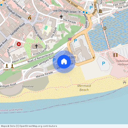 Marine Parade, Folkestone, Kent, CT20