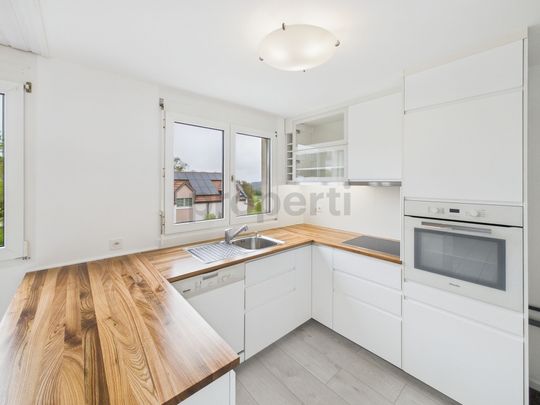 Charmant appartement en duplex rénové à La Brillaz (FR) idéal pour les familles - Photo 1